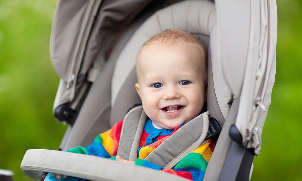 Kain kereta bayi yang terbuat dari bahan ramah lingkungan dan ramah lingkungan.